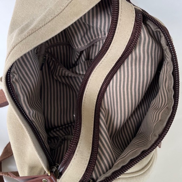 Antik Kraft Canvas Sling Bag Crossbody/Backpack Rucksack Unisex - Picture 4 of 7